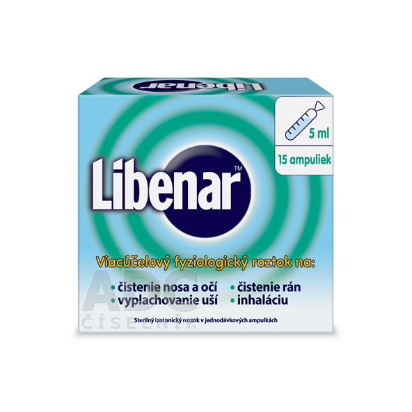 Libenar Viacúčelový fyziologický roztok v ampulkách 15x5 ml