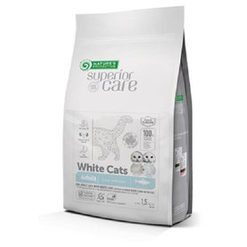 Natures Protection Superior care GF granule pre dospelé biele mačky všetkých plemien - sleď 1,5kg