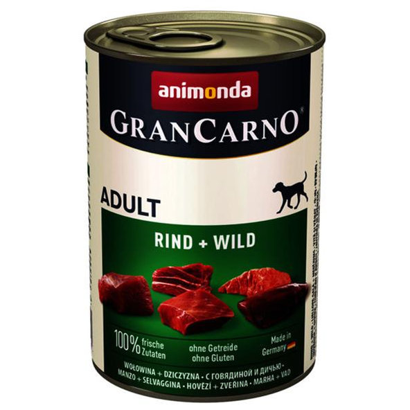 Animonda GRANCARNO® dog adult hovädzie a divina 6 x 400g konzerva