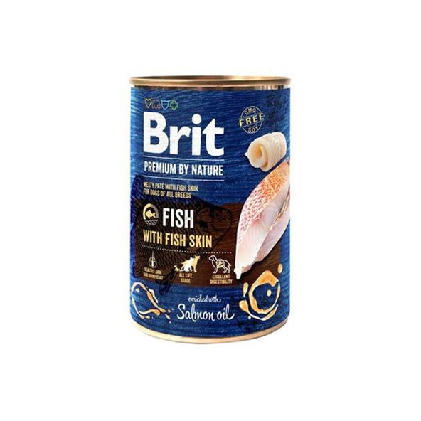 Brit Premium by Nature dog  Fish with Fish Skin konzervy pre psy 6x400g