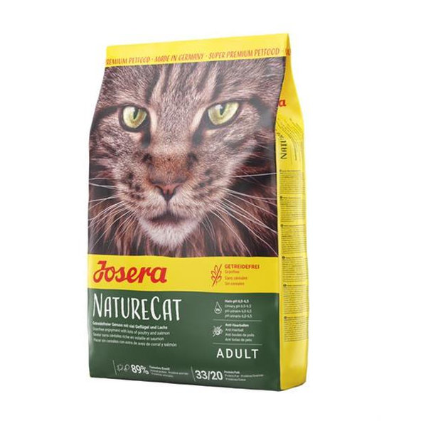 Josera Cat NatureCat GF granule bez obilovín pre dospelé mačky 10kg