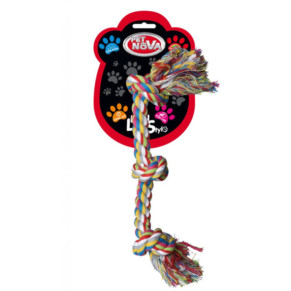 Pet Nova ROPE-3KNOT-38cm bavlnená hračka pre psy