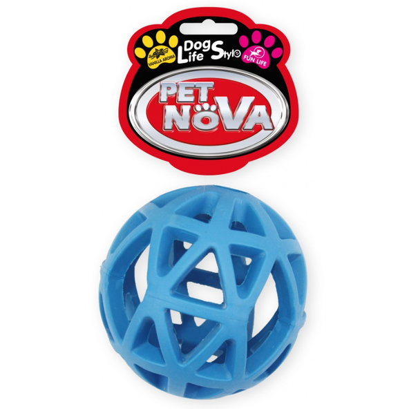 Pet Nova RUB FENCEBALL BLUE hračka pre psy 9cm