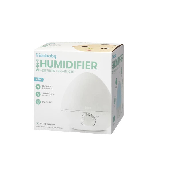 Fridababy HUMIDIFIER 3 in 1 - zvlhčovač vzduchu, difuzér a nočné svetlo