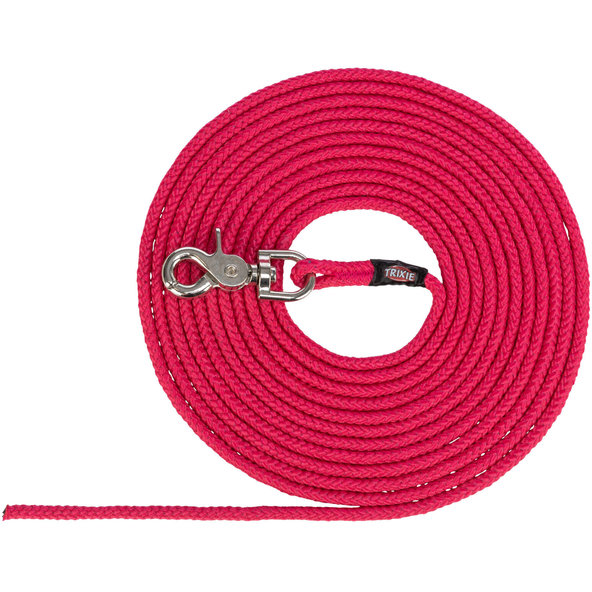 TRIXIE Tracking leash stopovacie vodítko pre psy 10m / 6 mm, fuchsia