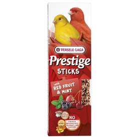 Versele Laga Prestige Sticks Canaries - tyčinka pre kanáriky s červeným ovocím a mätou 2ks, 60g