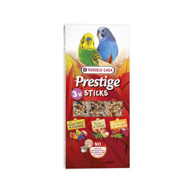 Versele Laga Prestige Sticks Small Parakeets - tyčinky pre stredné papagáje s rôznymi príchuťami 3ks, 90g