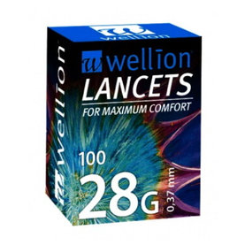 Wellion LANCETS 28G - Lanceta sterilná 100ks