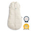 ERGOPOUCH Zavinovačka a vak na spanie 2v1 Cocoon Oatmeal Marle 0-3 m, 3-6 kg, 2,5 tog