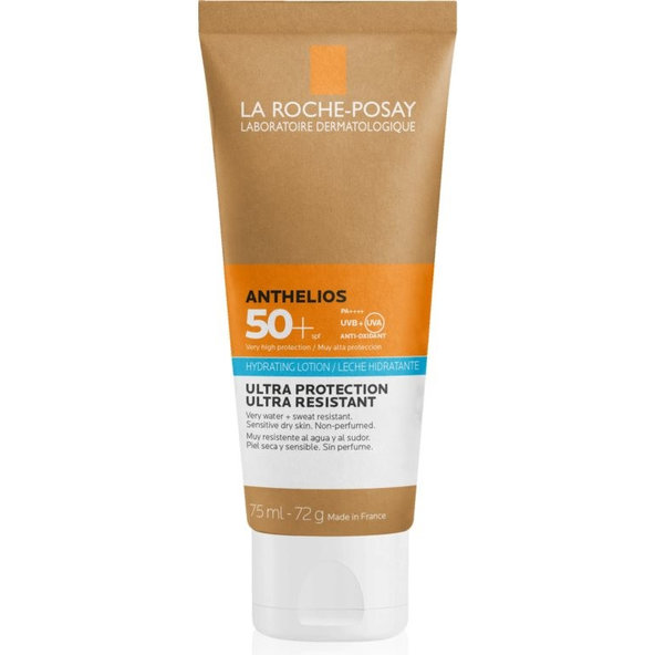 LA ROCHE-POSAY Anthelios hydratačné mlieko SPF 50+ na tvár a telo 75ml