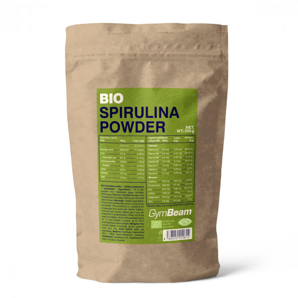 BIO Spirulina prášok  - GymBeam 250g