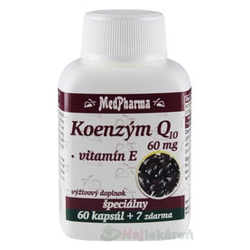 MEDPHARMA KOENZYM Q10+VIT.E 60MG 67 kapsulí