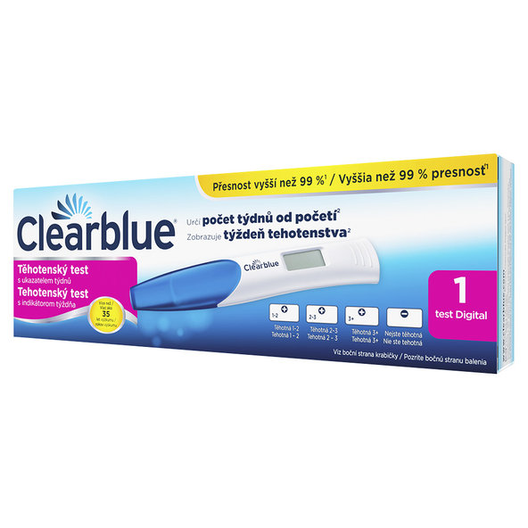 Clearblue DIGITAL tehotenský test s indikátorom termínu počatia