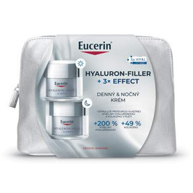 Eucerin Kazeta HYALURON-FILLER+3x EFFECT HYAL denný + nočný krém 2x50ml