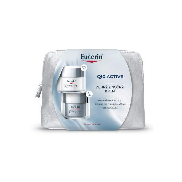 Eucerin Kazeta Q10 ACTIVE denný + nočný krém 2x50ml