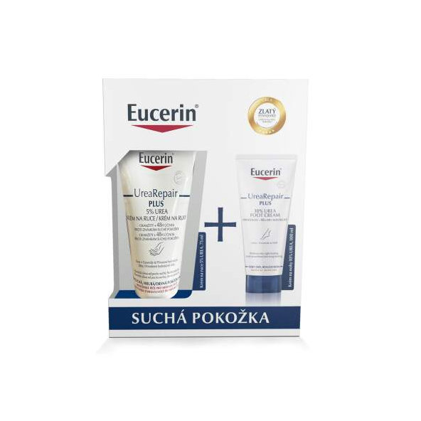 Eucerin Kazeta UREA REPAIR PLUS krém na nohy + krém na ruky