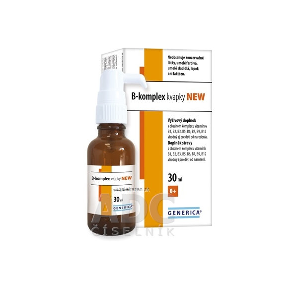 Generica B-komplex kvapky NEW 30ml