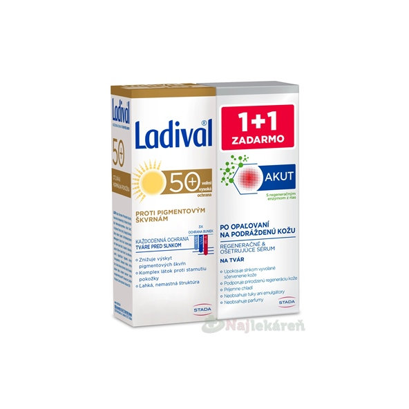 LADIVAL ANTI-SPOT + AKUT FACE SER.1X1SET