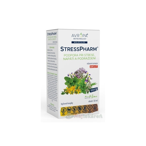 AVROPA STRESSPHARM BYLINNE KVAPKY 50ML