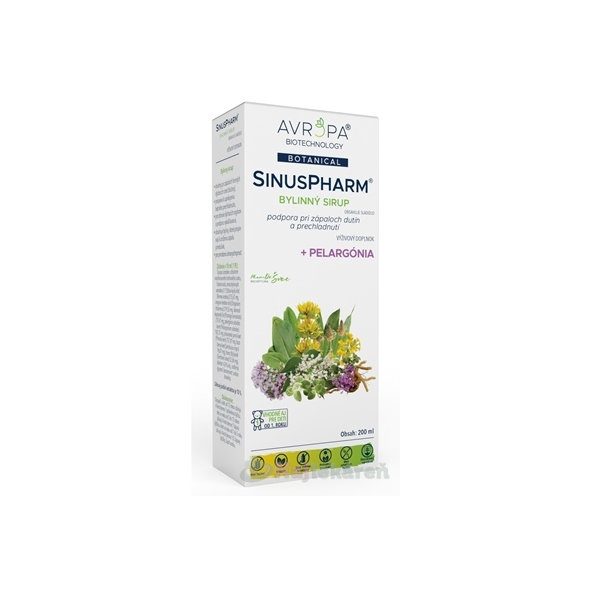 AVROPA SINUSPHARM BYLINNY SIRUP 200ML