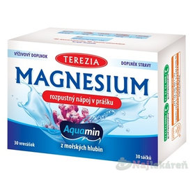 TEREZIA Magnesium Aquamin 30 sáčkov