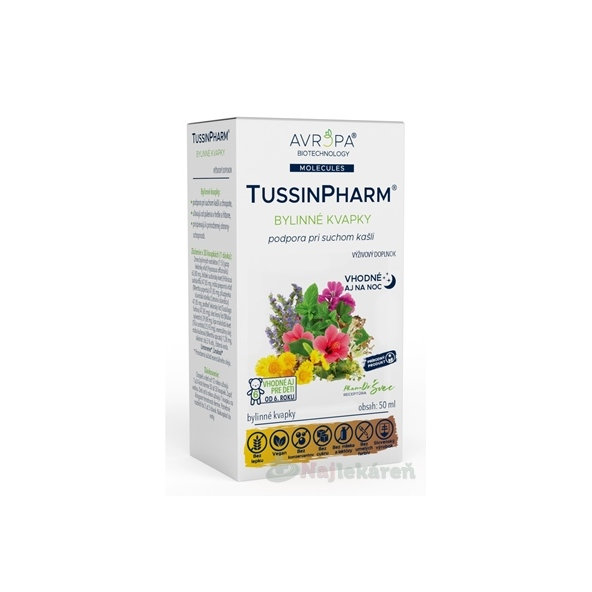 AVROPA TUSSINPHARM BYLINNE KVAPKY 50ML