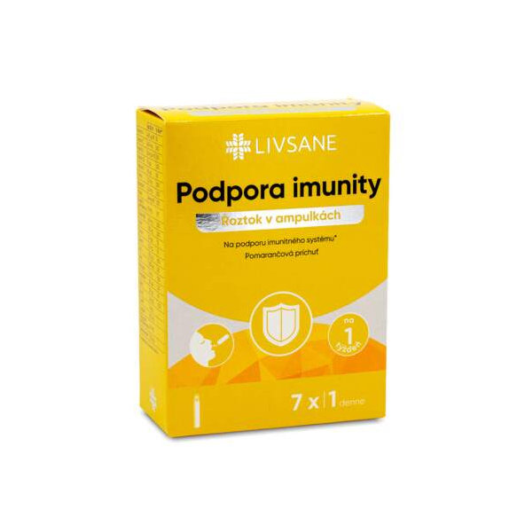 LIVSANE Tekutá podpora imunity ampulky 7x25ml