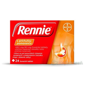 RENNIE POMARANC 680,G/80MG 24KS