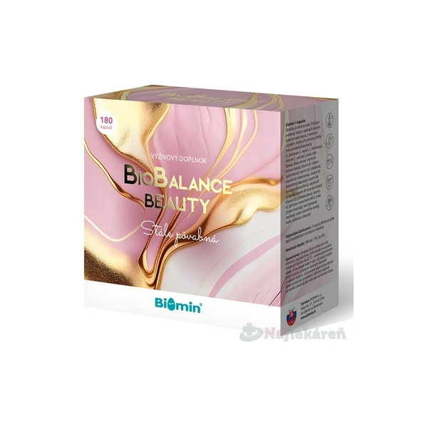 Biomin BioBalance BEAUTY pre krásu a zdravie žien v menopauze 180 kapsúl