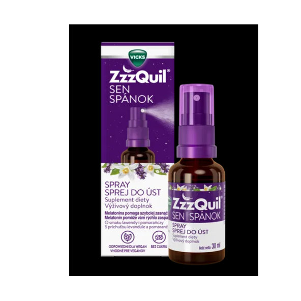 ZZZQuil SPÁNOK sprej do úst s melatonínom 1mg 30ml