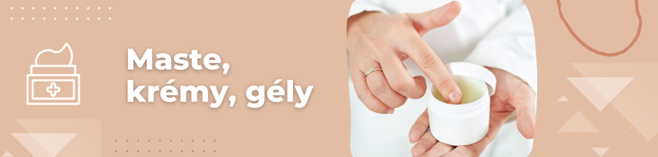 Maste, krémy a gély na kĺby, kosti a svaly